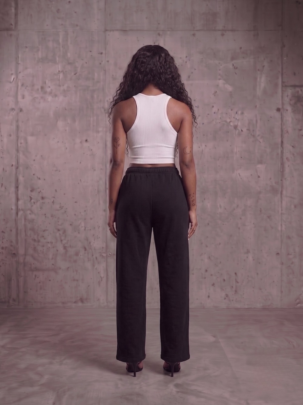 Sweatpant / Black / Oversized / 100% cotton