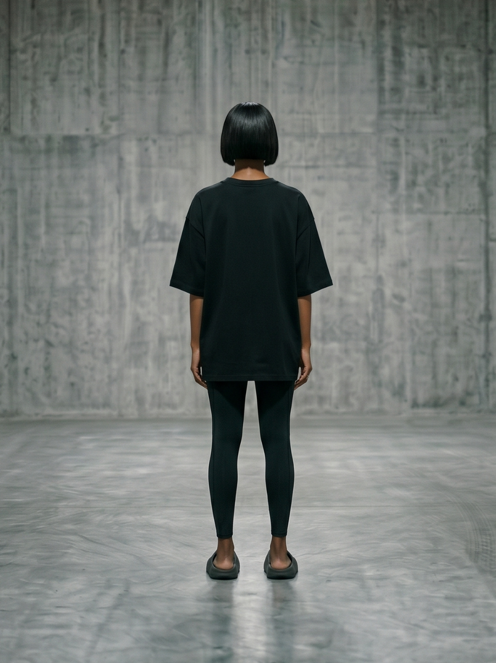 T-Shirt / Black / Oversized / 100% Cotton / 260GSM