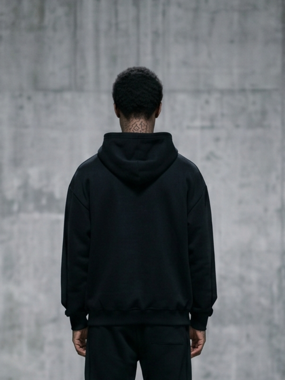 Hoodie / Black / Oversized / 400GSM
