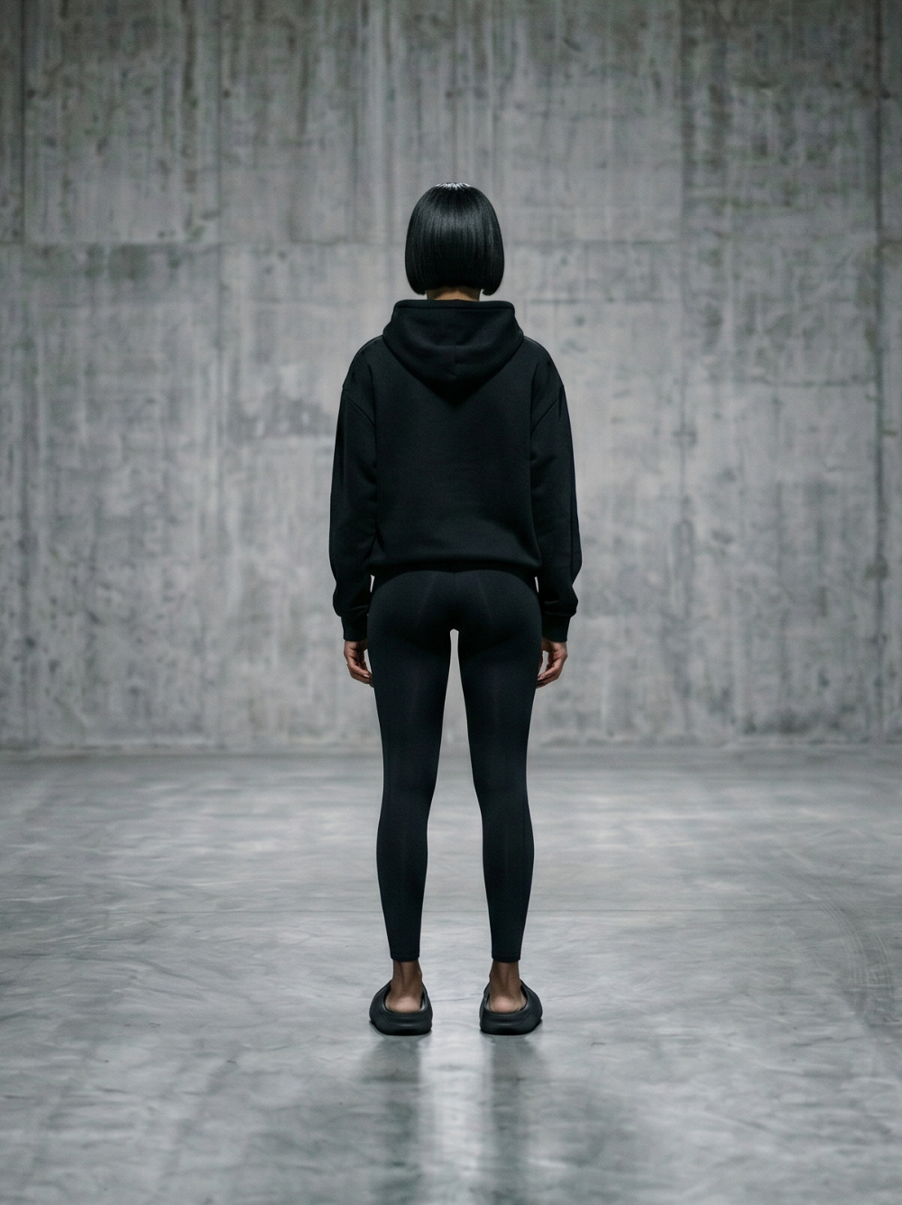 Hoodie / Black / Oversized / 400GSM