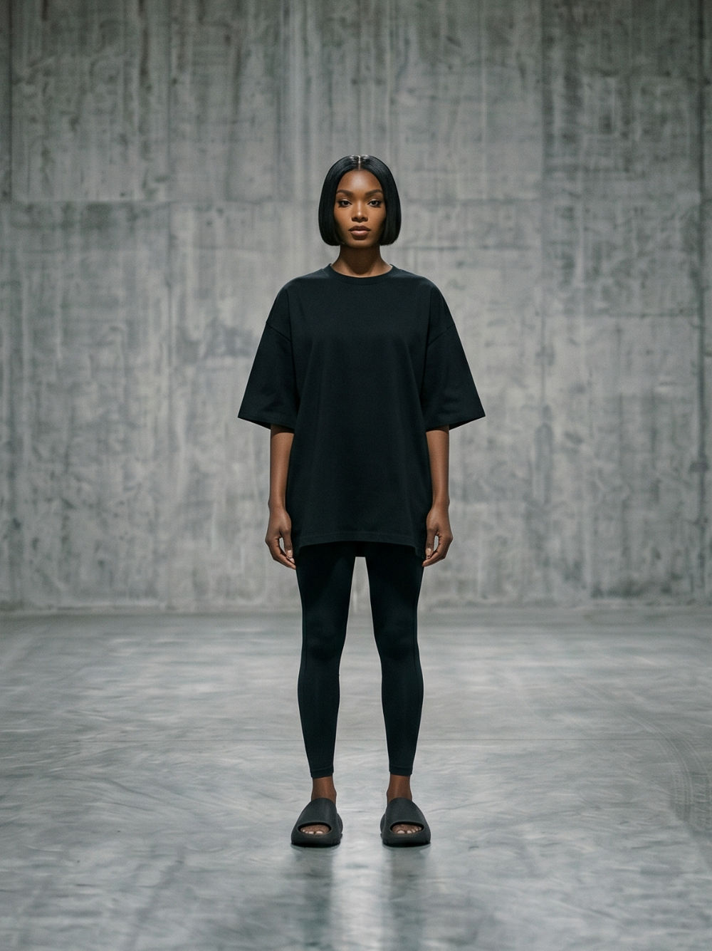 T-Shirt / Black / Oversized